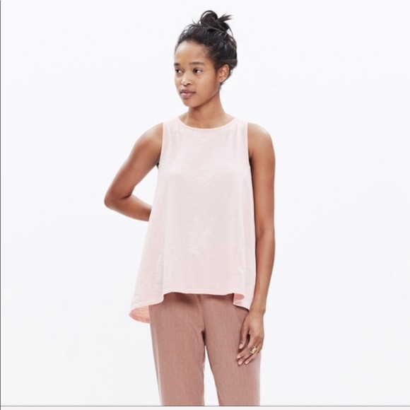 Madewell Forward Seam Slub Tank Rose EUC Size XS - Picture 5 of 5
